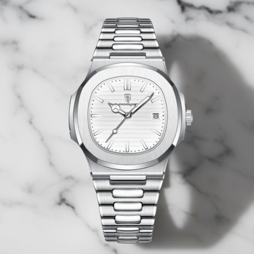 Hugo | Reloj de acero atemporal para hombre