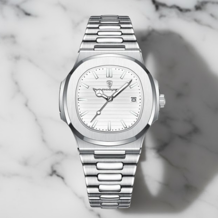Hugo | Reloj de acero atemporal para hombre