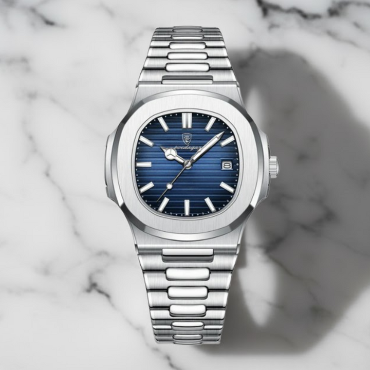 Hugo | Reloj de acero atemporal para hombre