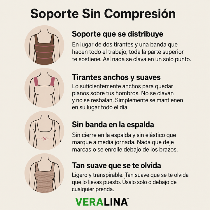 Carmen | Camiseta de tirantes cómoda con sujetador integrado