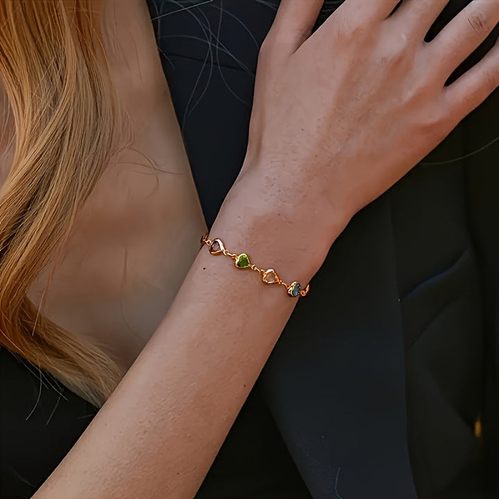 Melany | Pulsera Única en Forma de Corazón