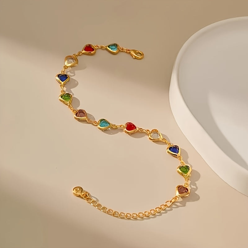 Melany | Pulsera Única en Forma de Corazón