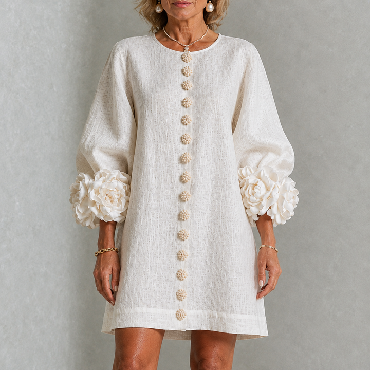 Lola | Minivestido Floral con Botones