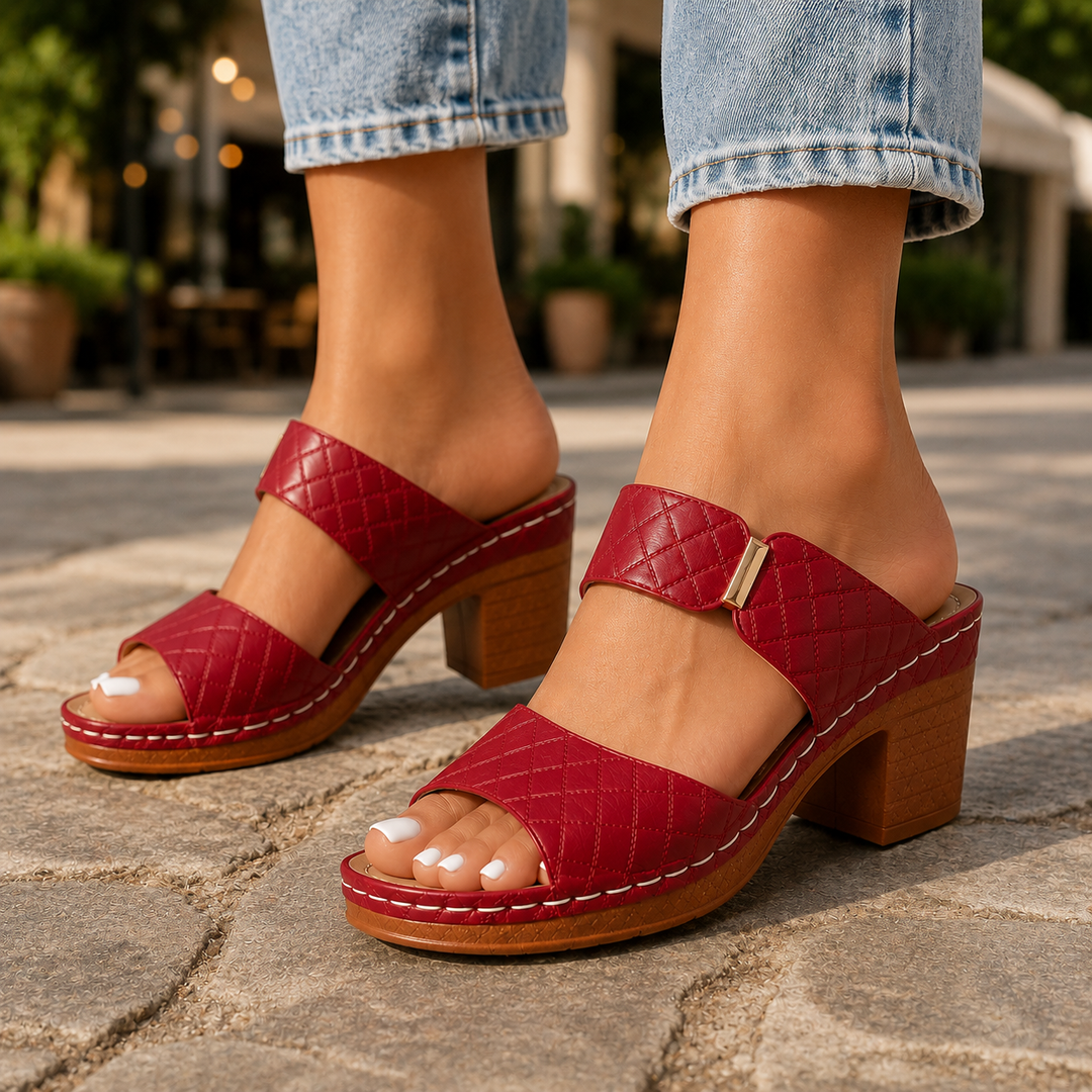 Bianca | Zapatos de tacón acolchados