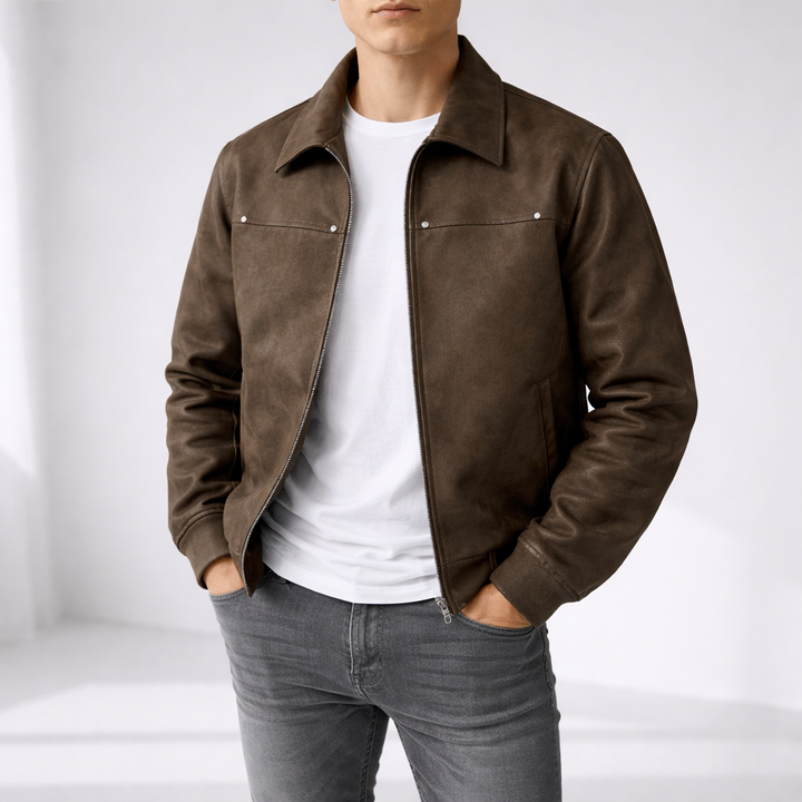 Donovan | Cazadora Bomber de Piel
