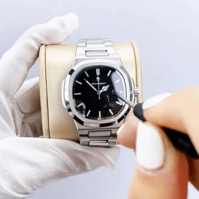Hugo | Reloj de acero atemporal para hombre