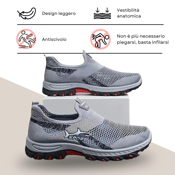 Julien | Zapatos ligeros sin cordones para hombre