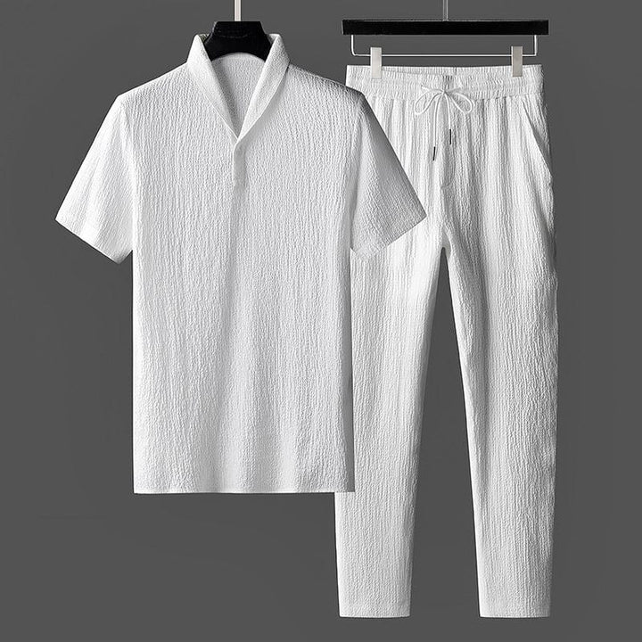 Rafael | Conjunto de lino estilo resort