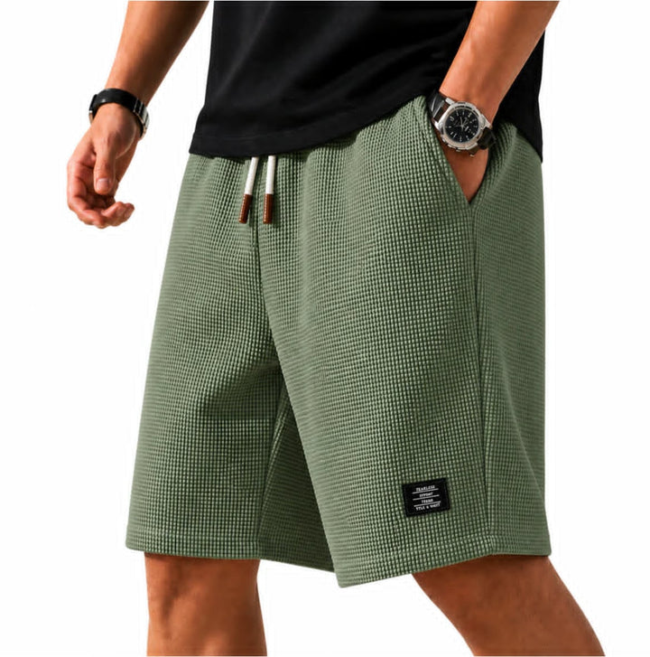 Marroqui | Bermudas Capri de Tejido Waffle