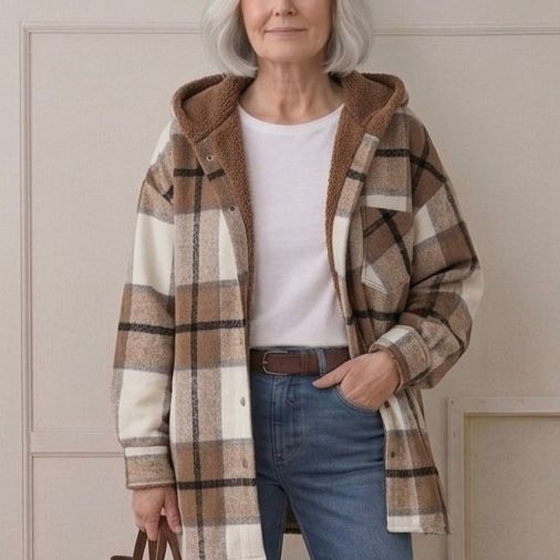 Piper | Camisa-Chamarra de Franela con Capucha