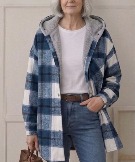 Piper | Camisa-Chamarra de Franela con Capucha