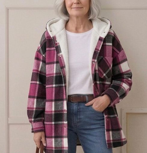Piper | Camisa-Chamarra de Franela con Capucha