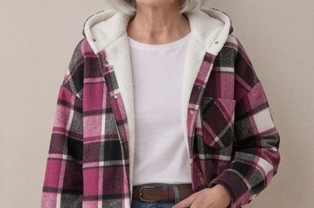 Piper | Camisa-Chamarra de Franela con Capucha