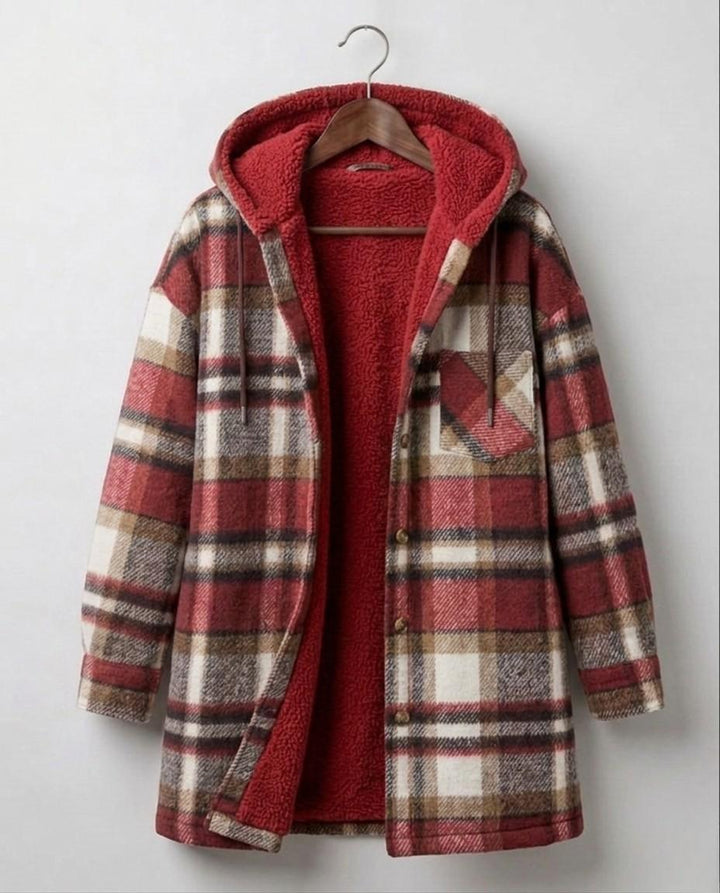 Piper | Camisa-Chamarra de Franela con Capucha