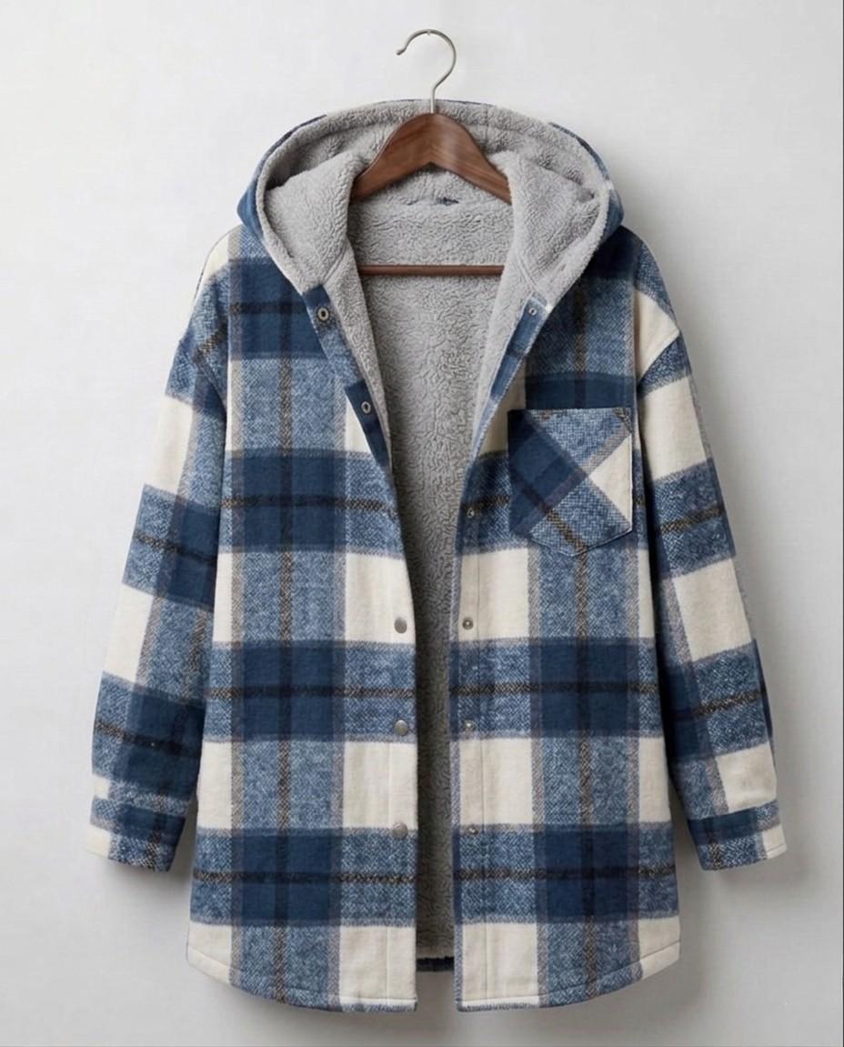 Piper | Camisa-Chamarra de Franela con Capucha