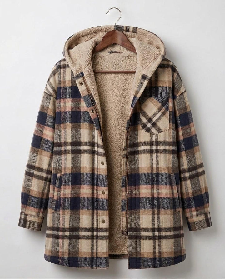 Piper | Camisa-Chamarra de Franela con Capucha