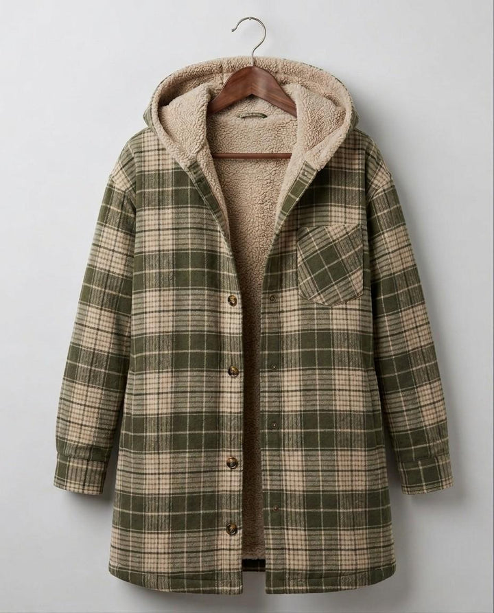 Piper | Camisa-Chamarra de Franela con Capucha