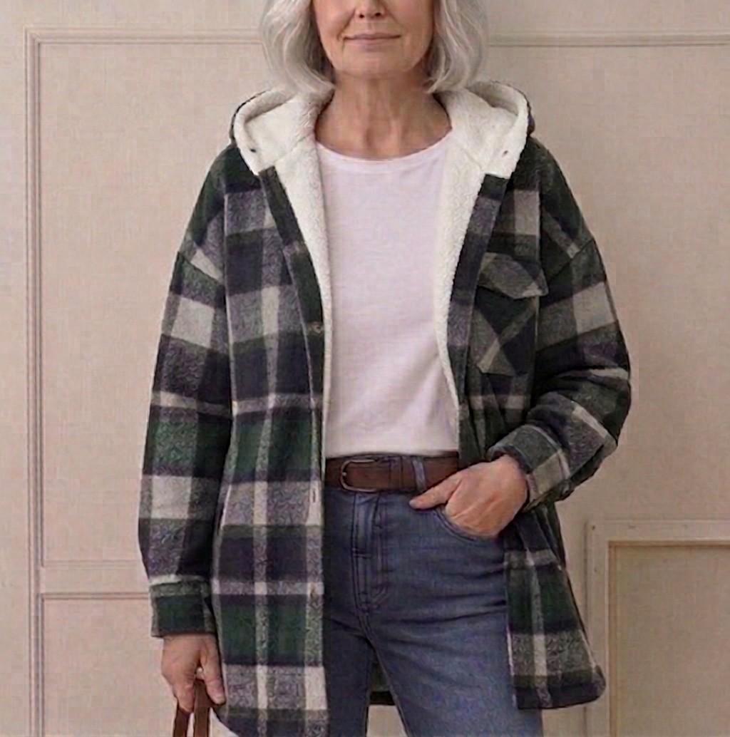 Piper | Camisa-Chamarra de Franela con Capucha