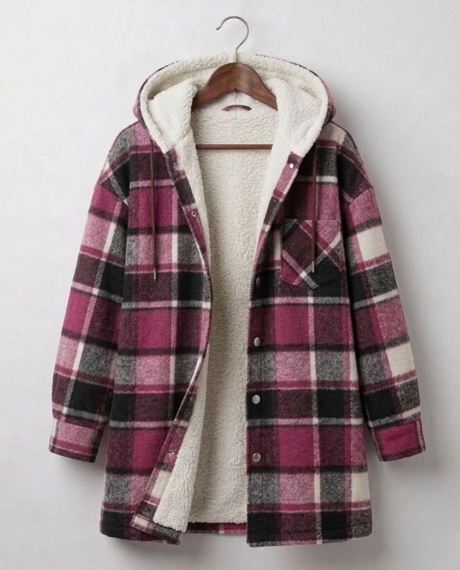 Piper | Camisa-Chamarra de Franela con Capucha