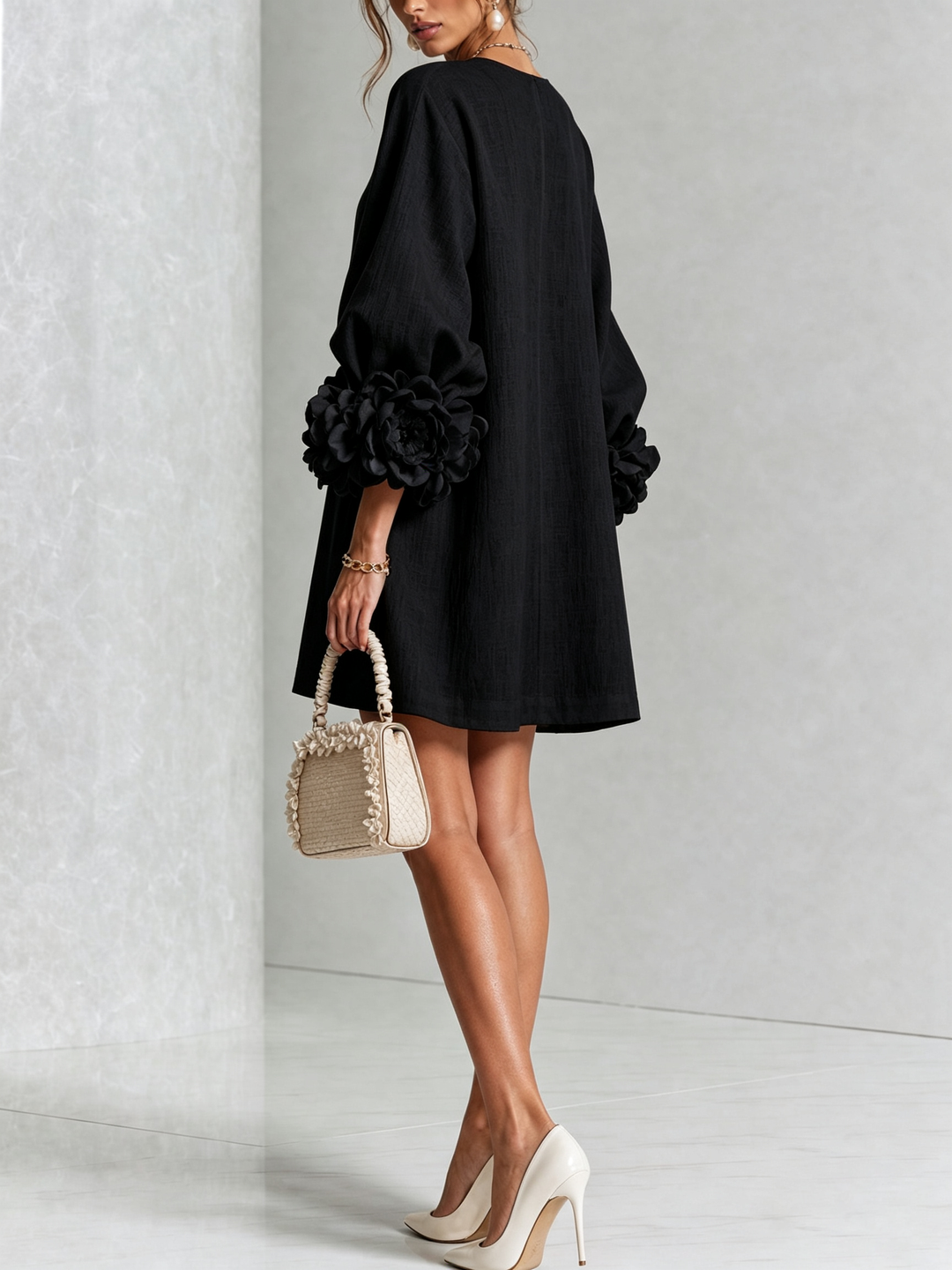 Lola | Minivestido Floral con Botones