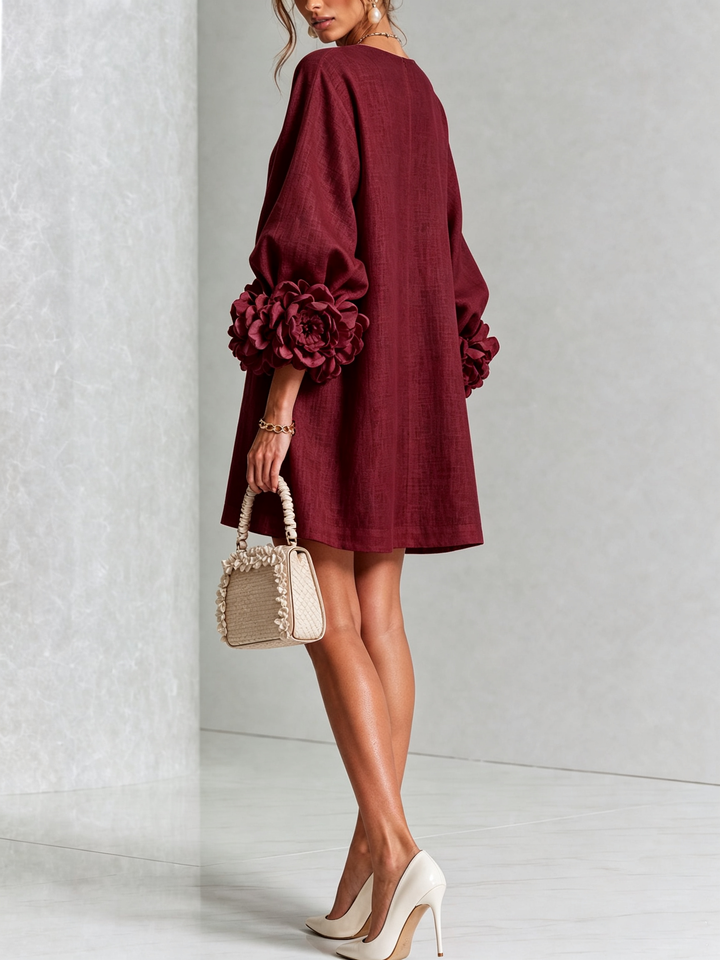 Lola | Minivestido Floral con Botones