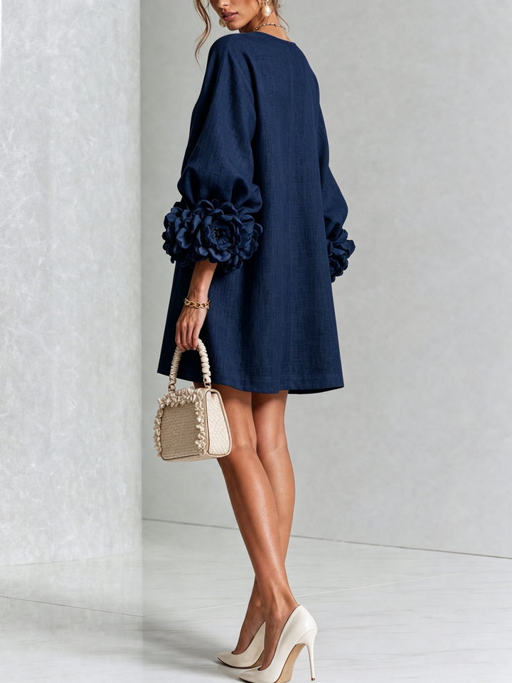 Lola | Minivestido Floral con Botones