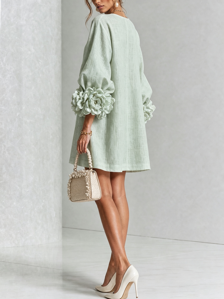 Lola | Minivestido Floral con Botones