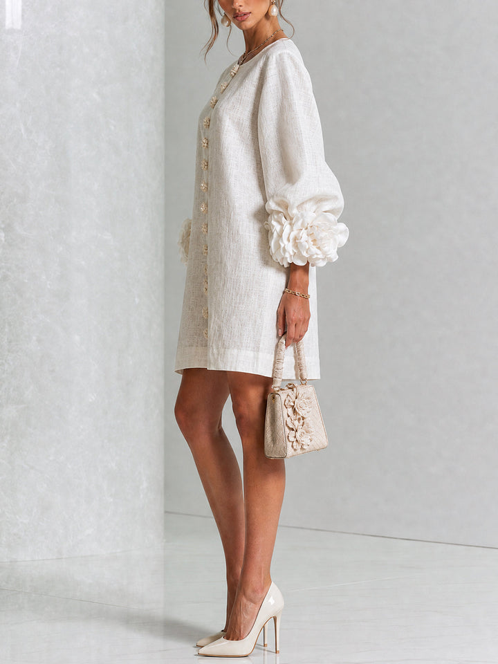 Lola | Minivestido Floral con Botones