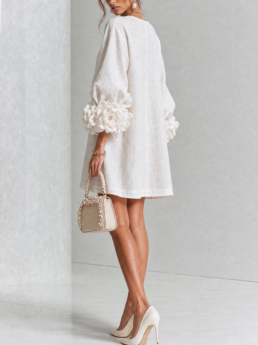 Lola | Minivestido Floral con Botones