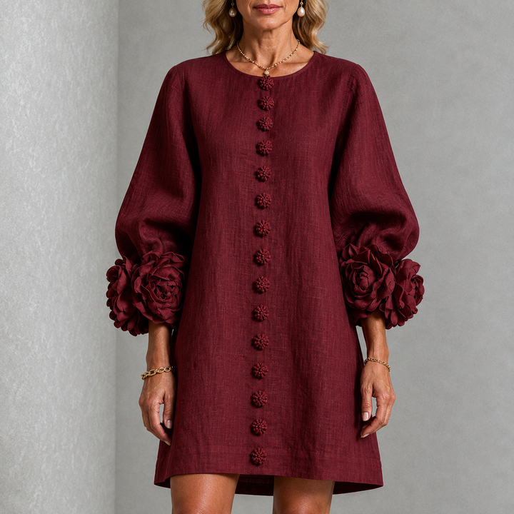 Lola | Minivestido Floral con Botones