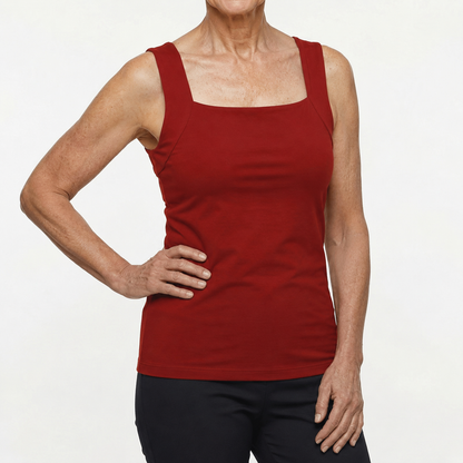 Carmen | Camiseta de tirantes cómoda con sujetador integrado