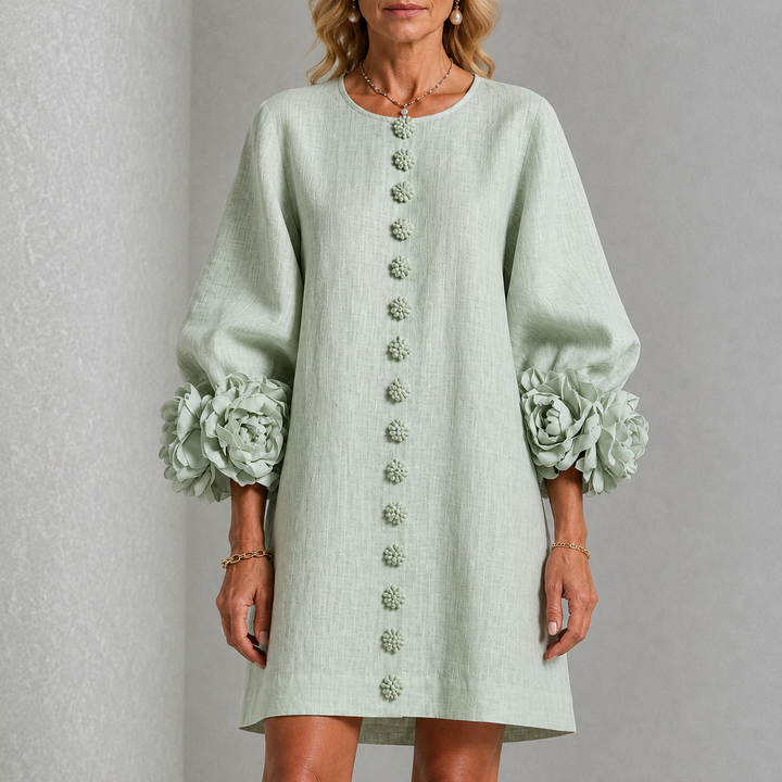 Lola | Minivestido Floral con Botones