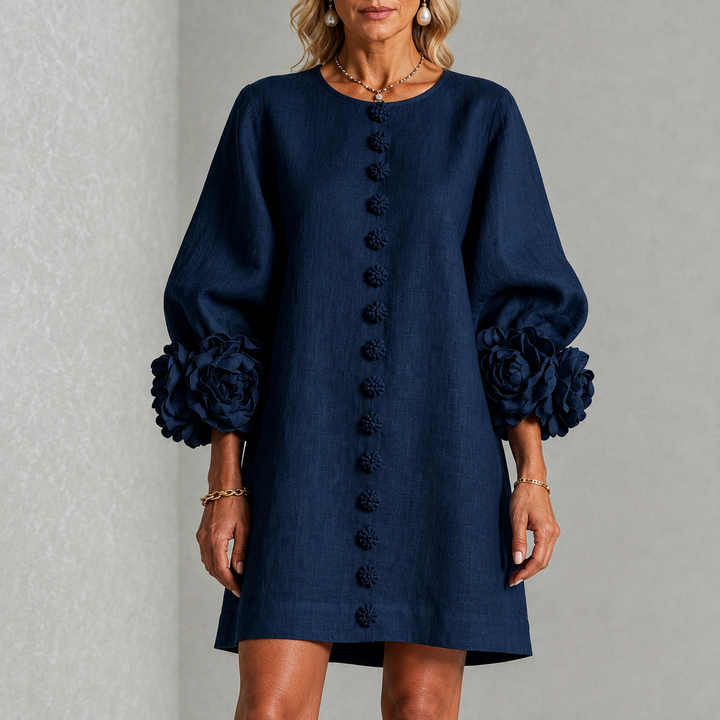 Lola | Minivestido Floral con Botones