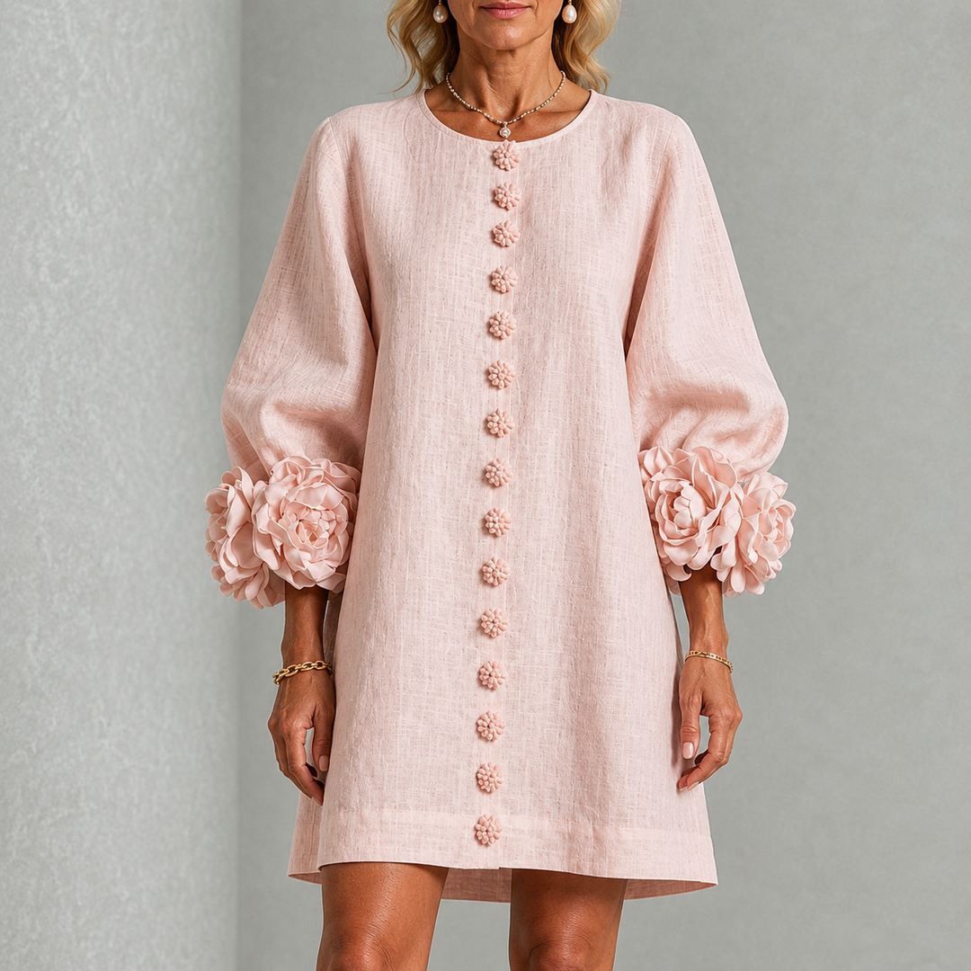 Lola | Minivestido Floral con Botones