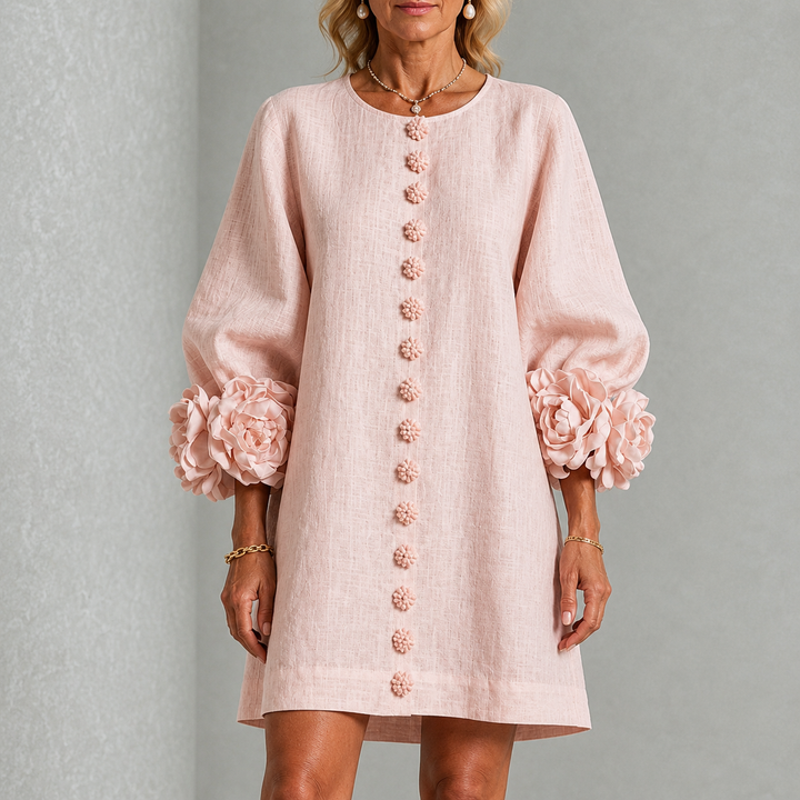 Lola | Minivestido Floral con Botones
