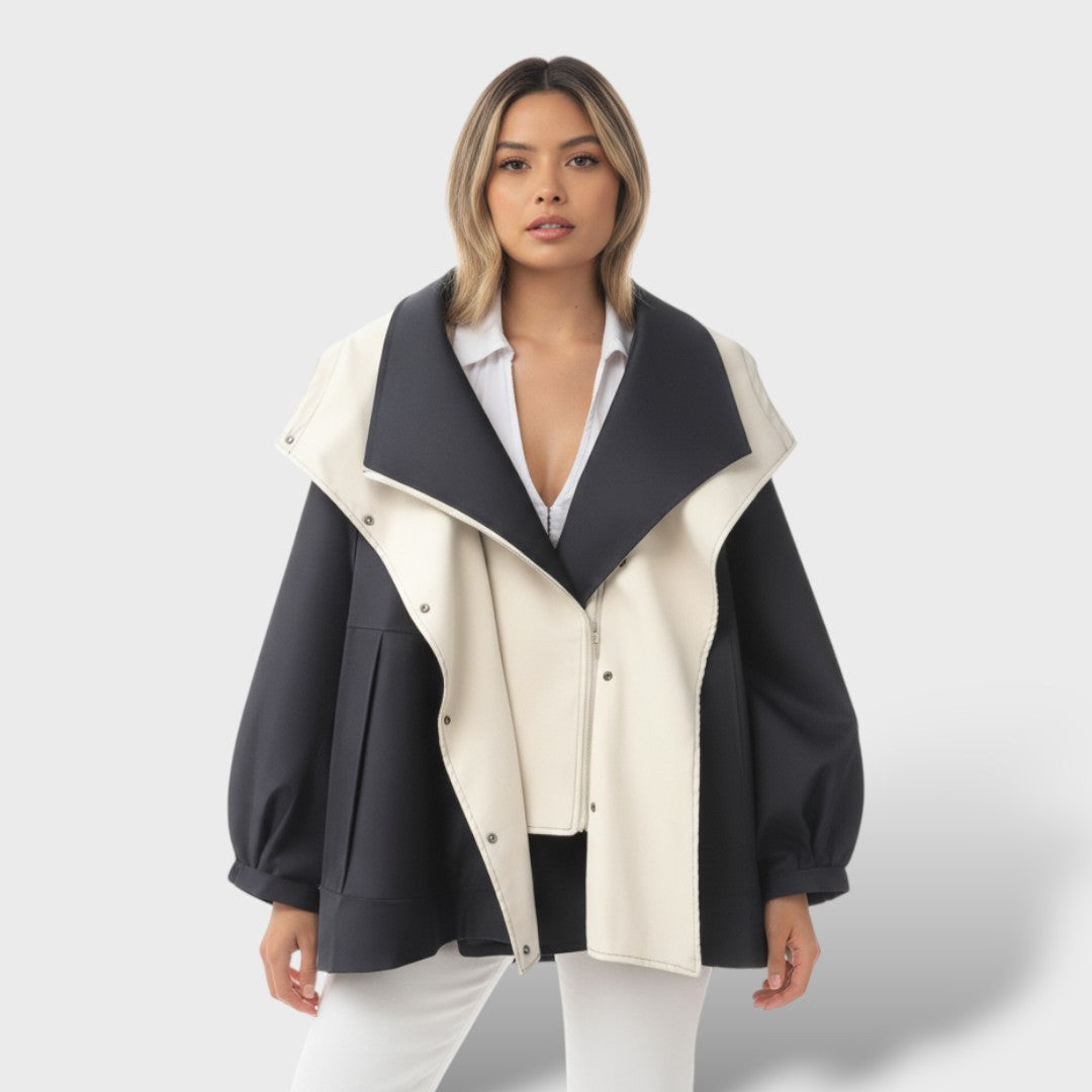 Sofi | Gabardina Elegante de Algodón Resistente al Agua