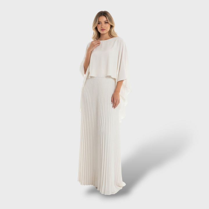 Mariela | Vestido elegante manga murciélago