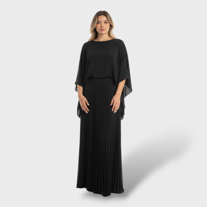 Mariela | Vestido elegante manga murciélago