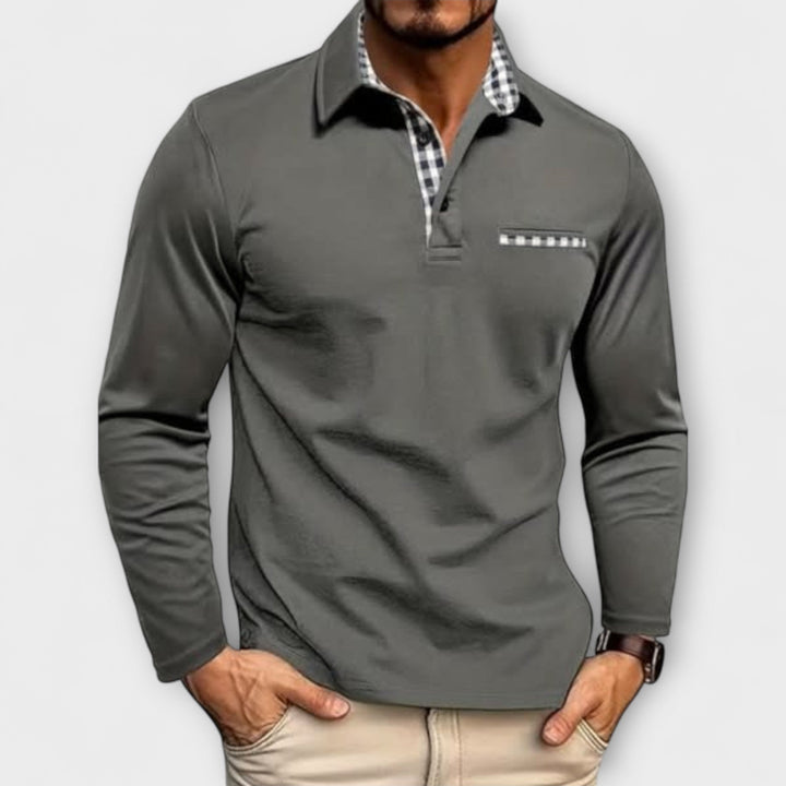 Hugo | Polo elegante de manga larga