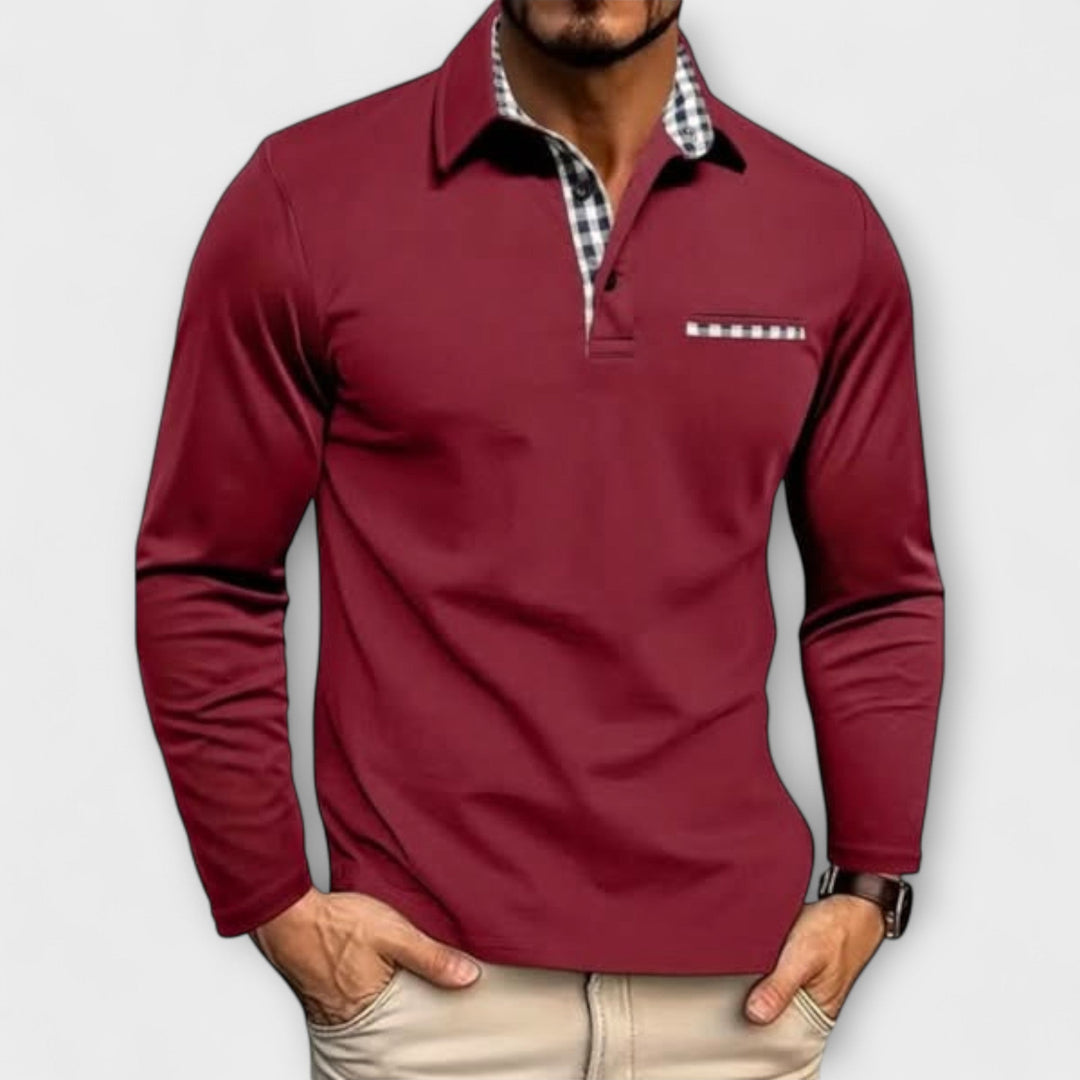 Hugo | Polo elegante de manga larga