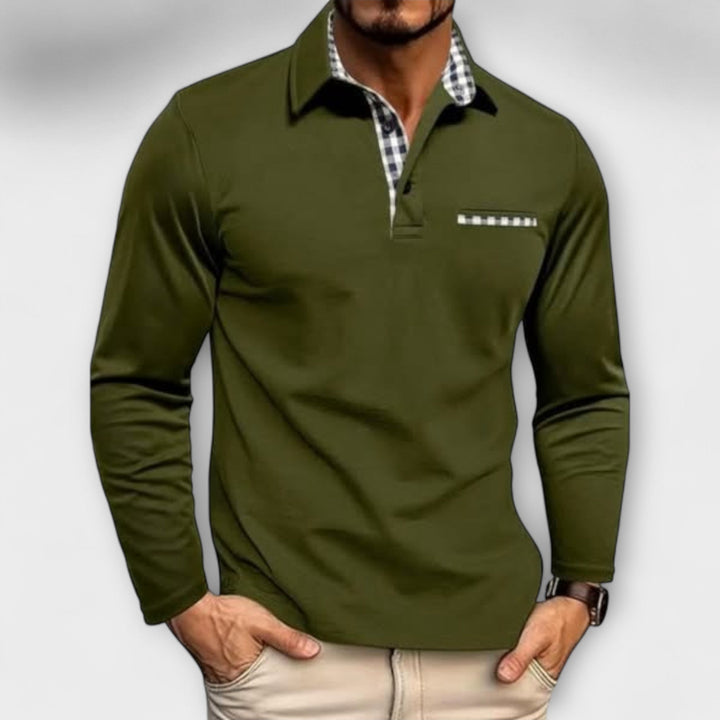Hugo | Polo elegante de manga larga