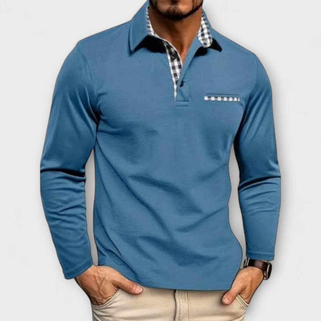 Hugo | Polo elegante de manga larga
