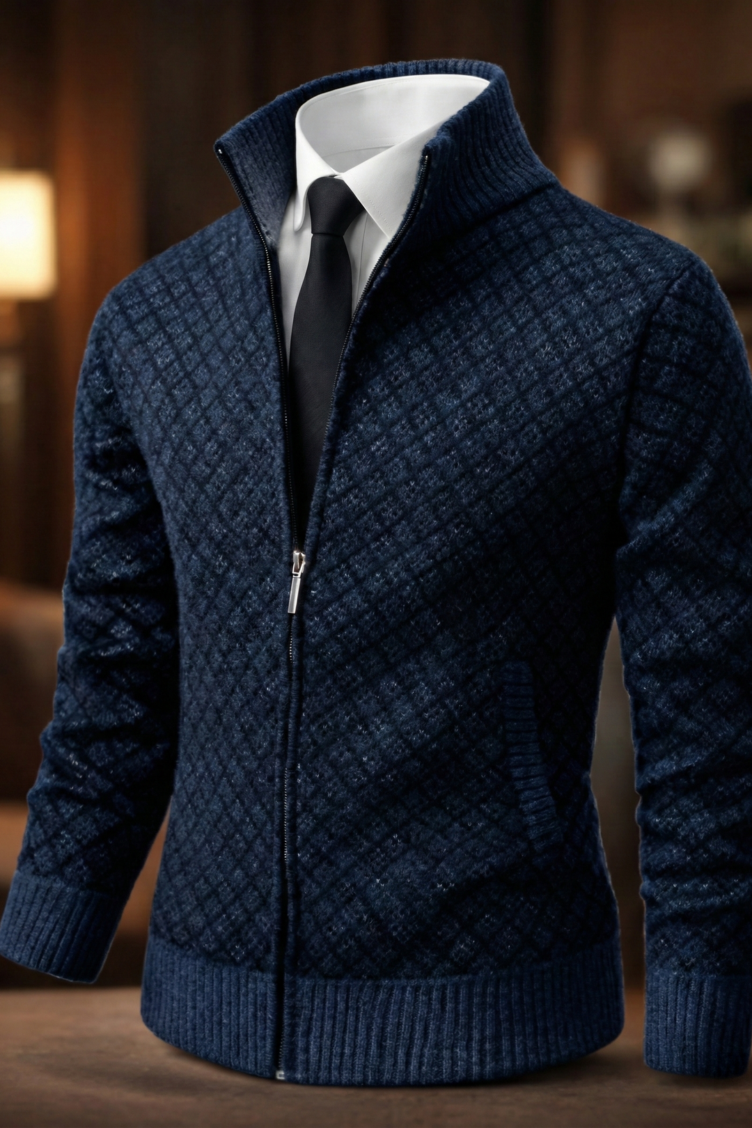 Oliver | Cárdigan Casual de Lujo